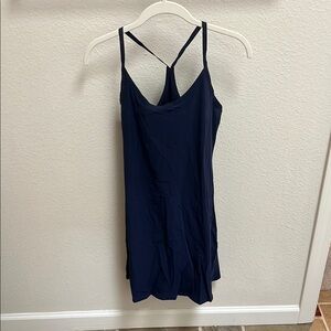 Navy Blue Sleeveless Dress
